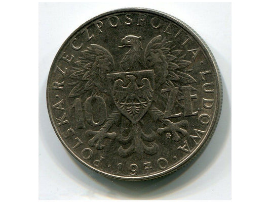POLSKA. 10 złotych 1970. Byliśmy, jesteśmy i będziemy.